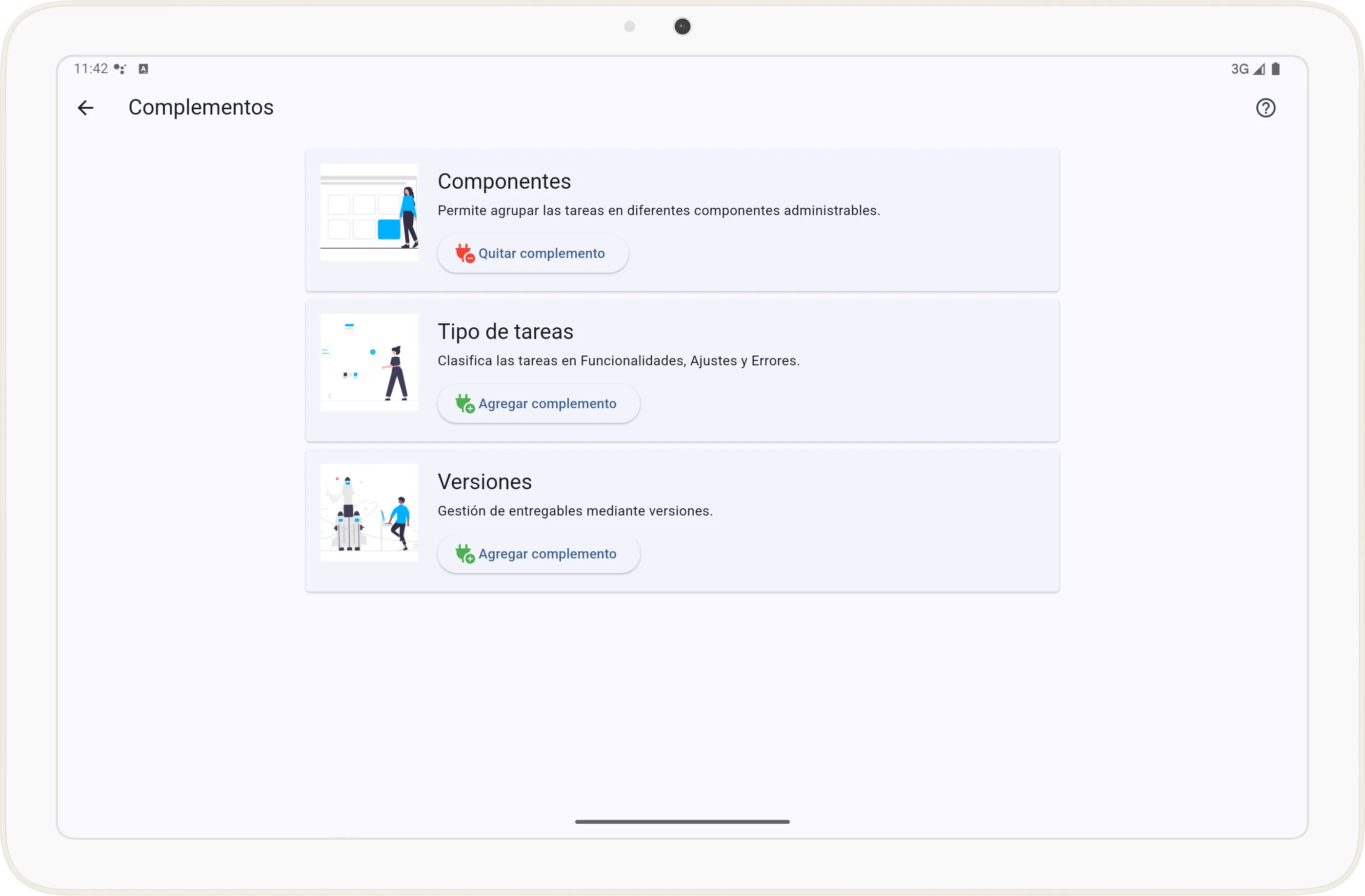 Complementos de proyectos