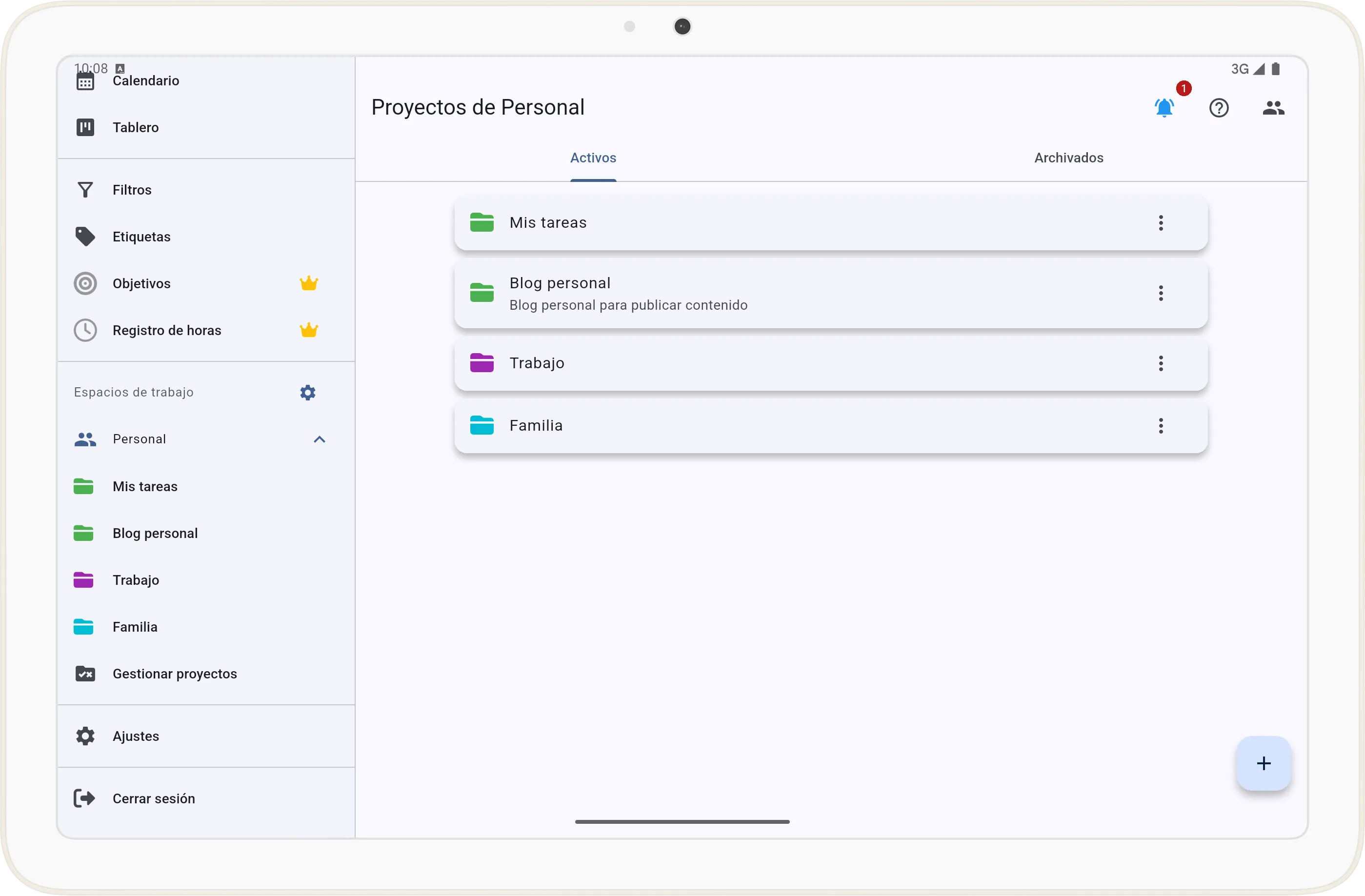 Gestión de proyectos en Tarea Cero